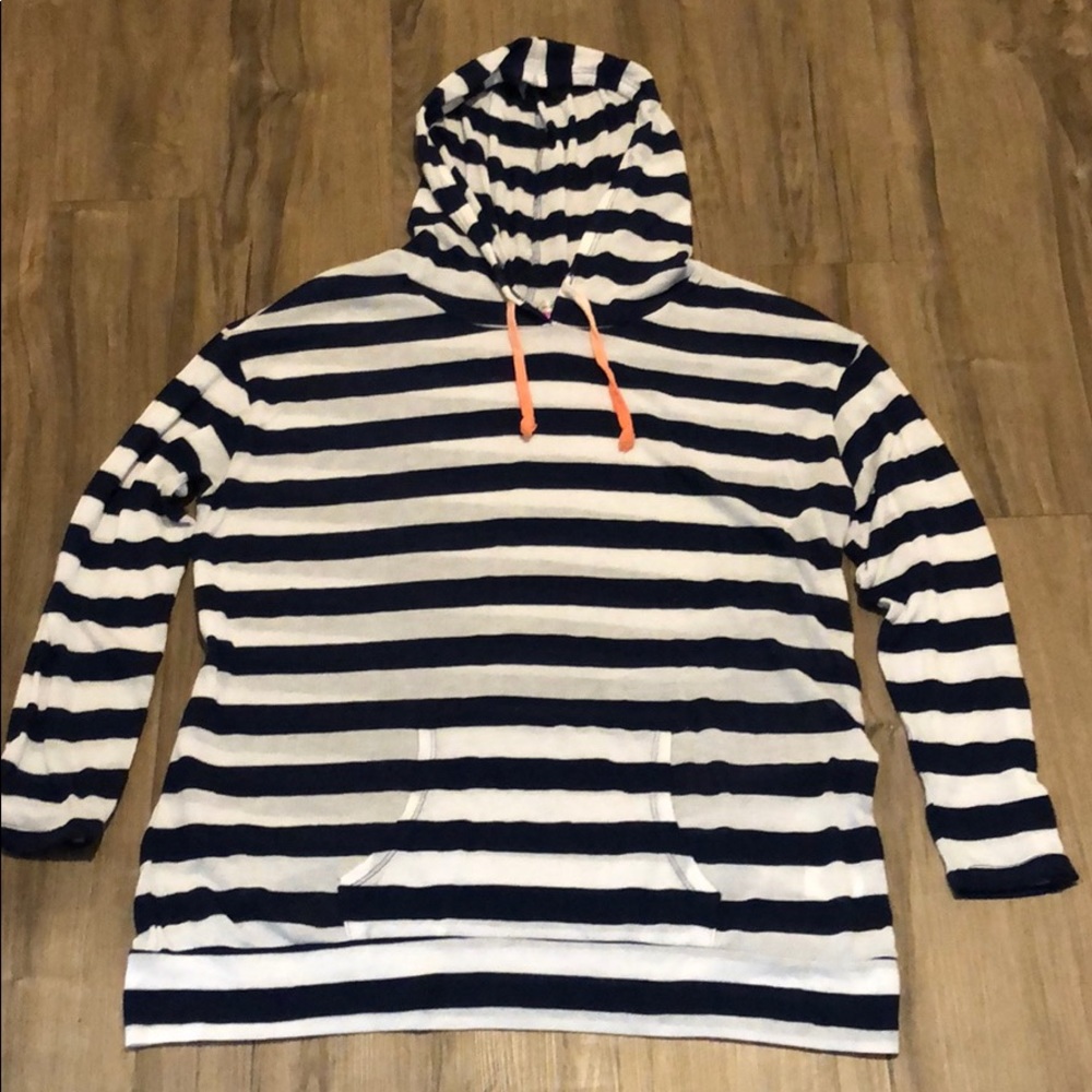 Plus size Light weight striped sweater